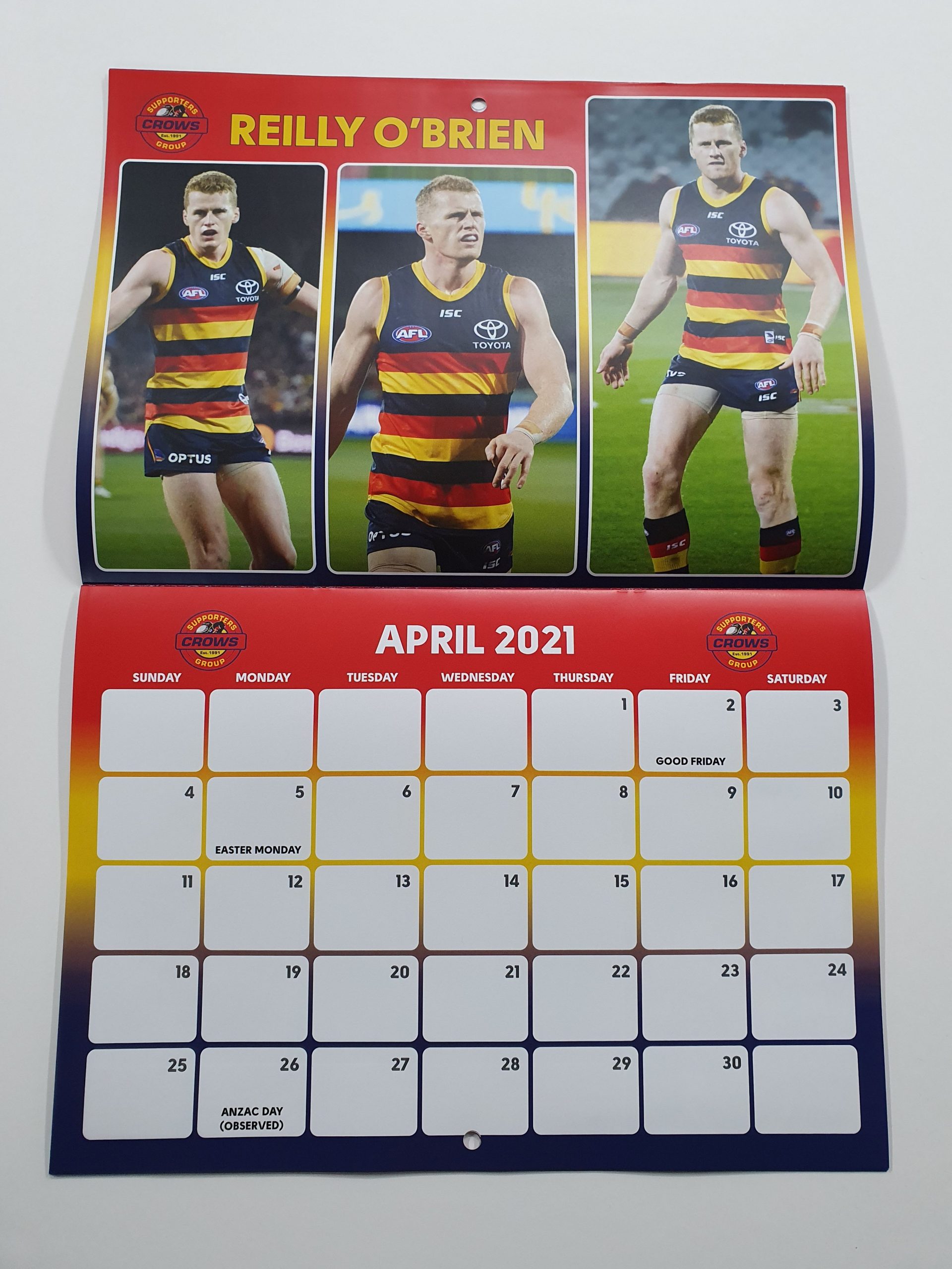 Crows Supporter Group 2021 Calendar – Adelaide Crows Supporters Group